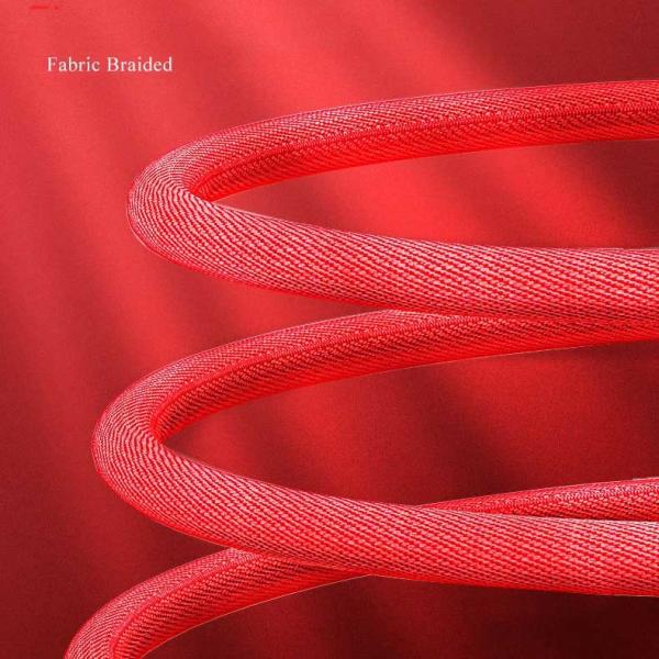 Fast Chargre OD 3mm Fabric Braided USB Cable 3 In 1 Promotional Gifts
