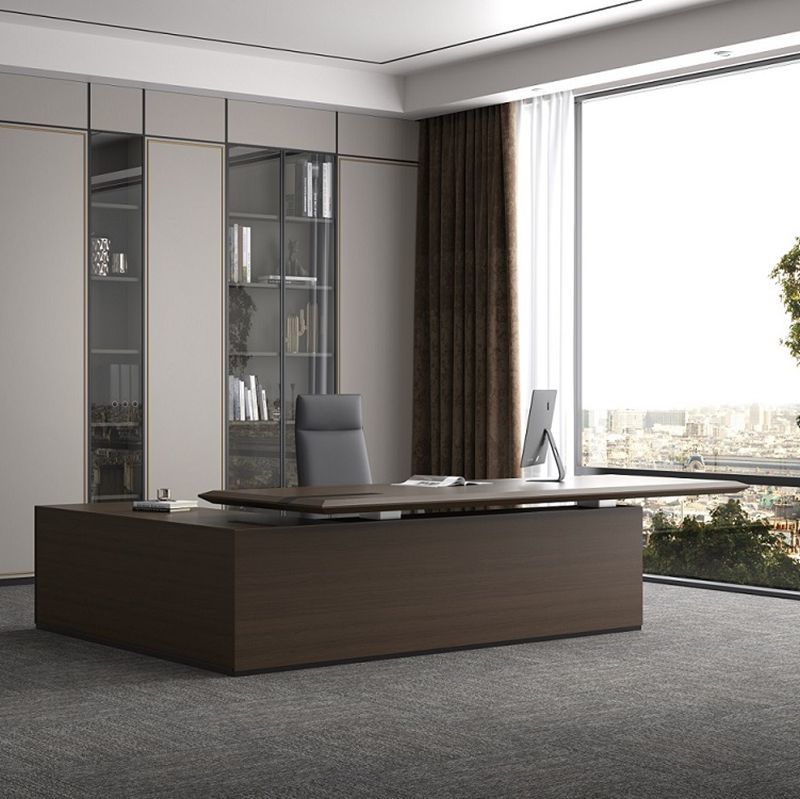 ISO14001 Height Adjustable Executive Desk ODM Executive Sit Stand Desk