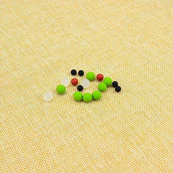 Mini bola 5MM pequena do silicone da bola 2MM 3MM 4MM do silicone do produto comestível