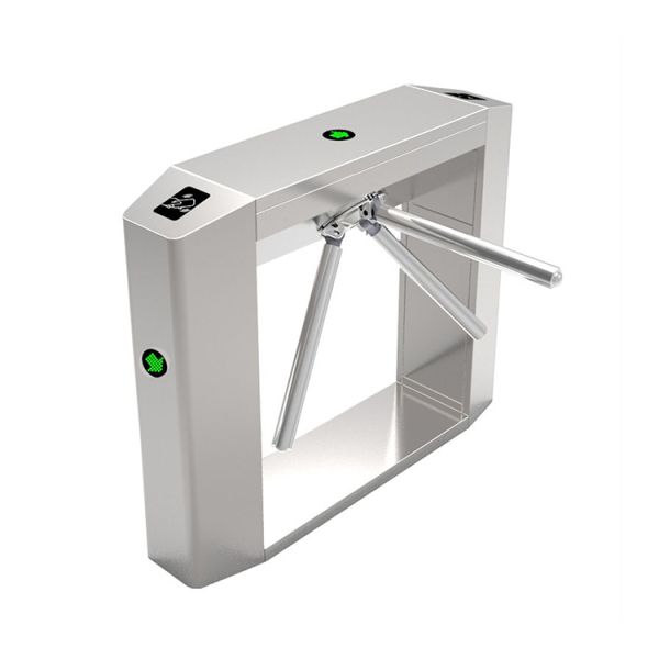 Bidirectional Electronic Tripod Turnstile Gate with 510mm Arm and Stainless Steel Housing Featuring Auto Reset Function