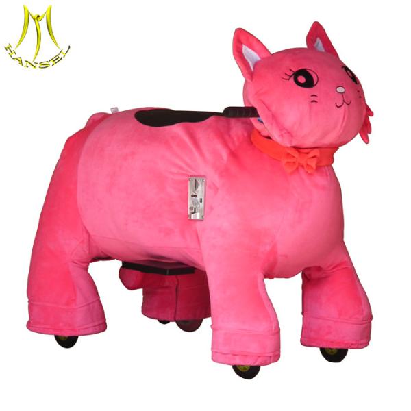 Hansel small amusement plush animal ride and fairground amusement rides pirate ship with stuffed animal scooter