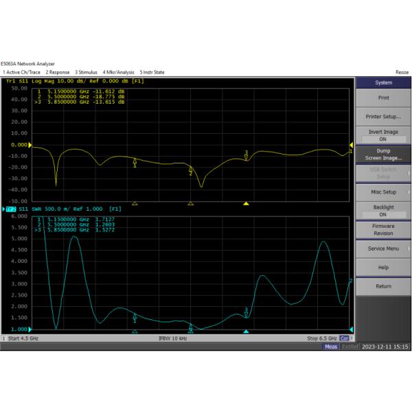 5.8G 5150-5850M 12dBi dual-polarization omnidirectional WIFI antenna 72x600mm