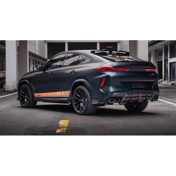 For BMW X5M X6M Carbon Fiber Body Kit X5M X6M Carbon Fiber Front Lip Diffuser Spoiler Side Skirt Hood