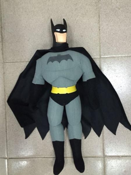 Fashion Big Size Batman Cartoon Plush Stuffed Soft Toys