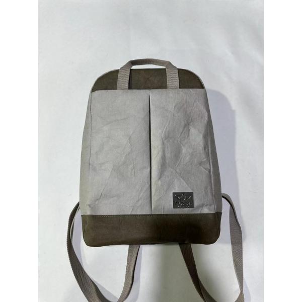 Biodegradable Golden Silver Reusable Washable Kraft Paper Backpack