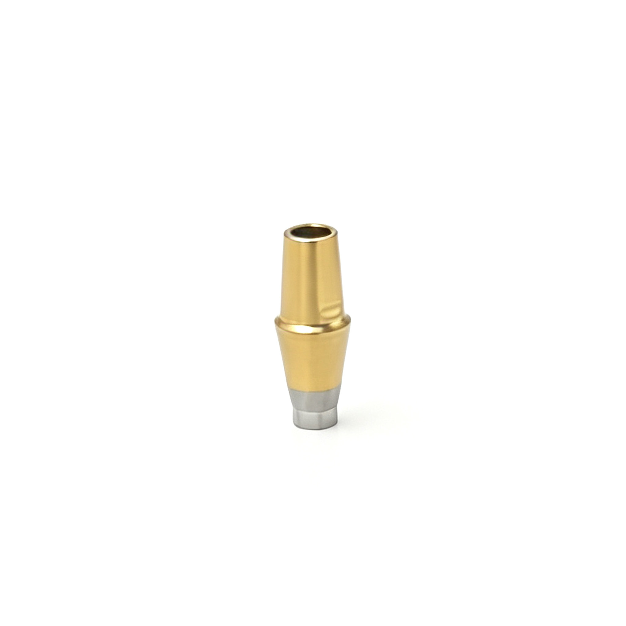 Customized TC4 Titanium Alloy Restoration Straight Abutment with Central Screw