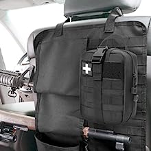 1000D Molle Ifak Pouch Rip Away, Tactical Tear Away Medical Pouch Empty, ornaments First Aid Pouch Bag Only for Camping