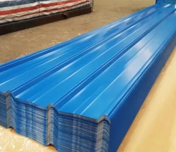 Painted Corrugated Steel Sheets Wave Roofing Sheet AZ125 S320GD 0.75mm