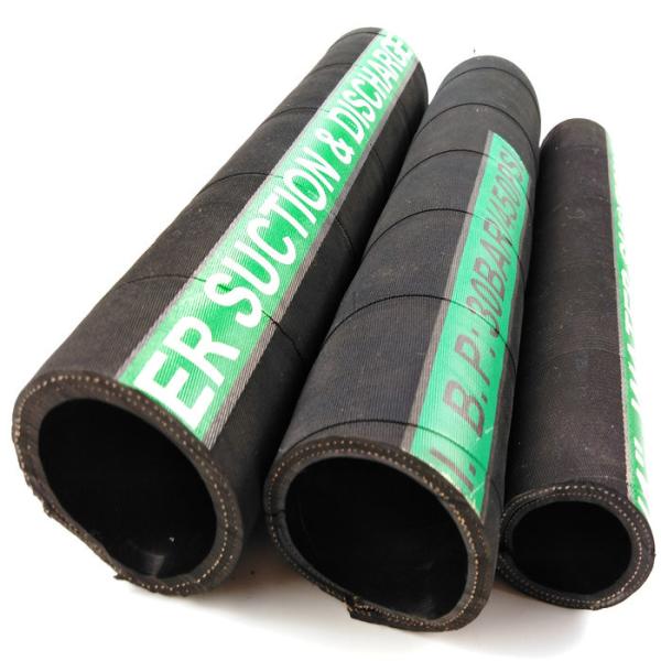 1-1/4 - 8 Inch Rubber Water Suction Discharge Hose For Agriculture / Construction