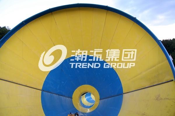 Huge Tornado Custom Water Slides For Family Riding , Width 18.6m