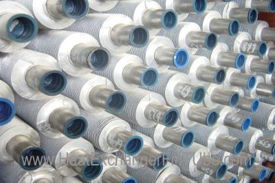 A213 T22 expulsou o tubo de aleta OD1” X 54' o comprimento X 10FPI X Alu 1100 aletas