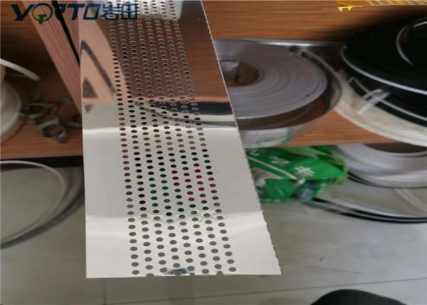 Perforating Aluminum Channel Letters For Super Words , Advertising Word Of Edge