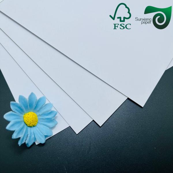 FSC double face Blanc Duplex 1 mm 1,2 mm 1,5 mm 2 mm épaisseur Options