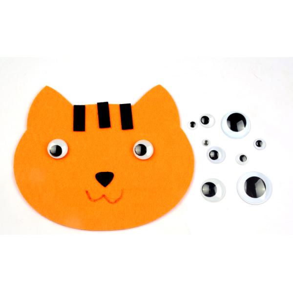 4~50mm plastic adhesive back sticky back googly eyes wiggly eyes white and black for hobbies kids DIY STEM INNOVATION