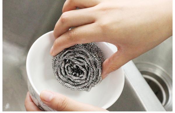 Spiral Design Stainless Steel Scrubber Pads For Home And Kitchen Cleaning