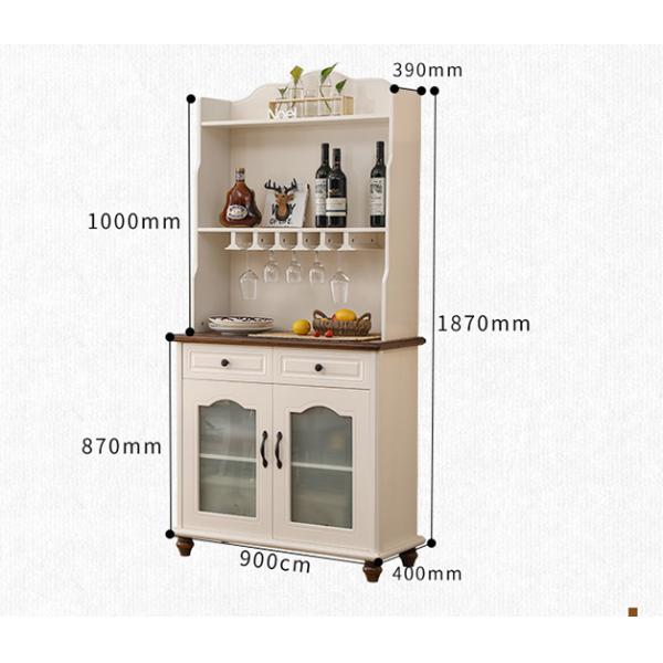 Mediterranean Concise style dining room furniture wood sideboard