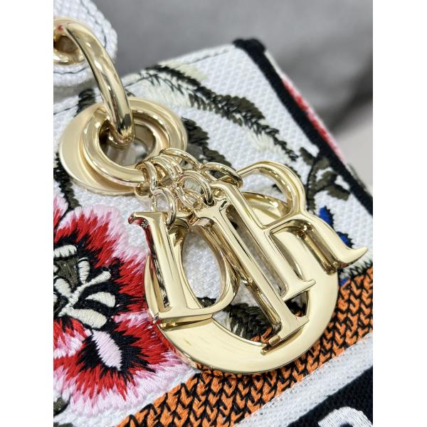 Multicolor сумки Dior Petites Fleurs изготовленные на заказ заклеймленные средняя сумка d Lite