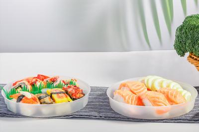 Sturdy Disposable Divided Plastic Plates Economical Party Compartment Tray