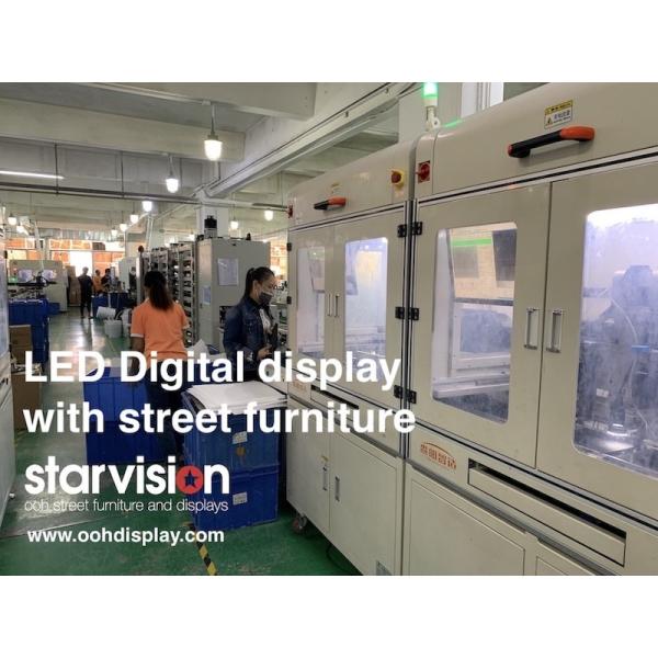 Часы приведенные экрана приведенного улицы дисплея листа P3 обочины IP65 6 на открытом воздухе