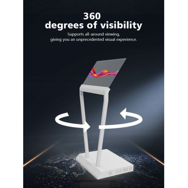 30 Inch 1080×1920 Resolution Transparent OLED Display Price With All-Glass Touch Screen Kiosk From China