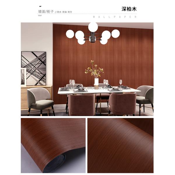 Wood Grain PVC Lamination Film for Furniture Wall Floor Protection 122cm Width * 50m