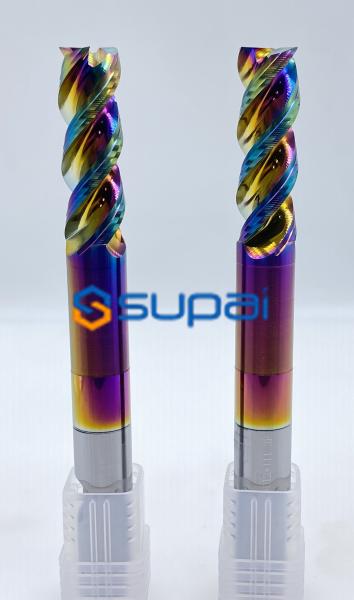 Tungsten Steel Carbide End Mill With Variable Shank Diameter And Cutting Direction