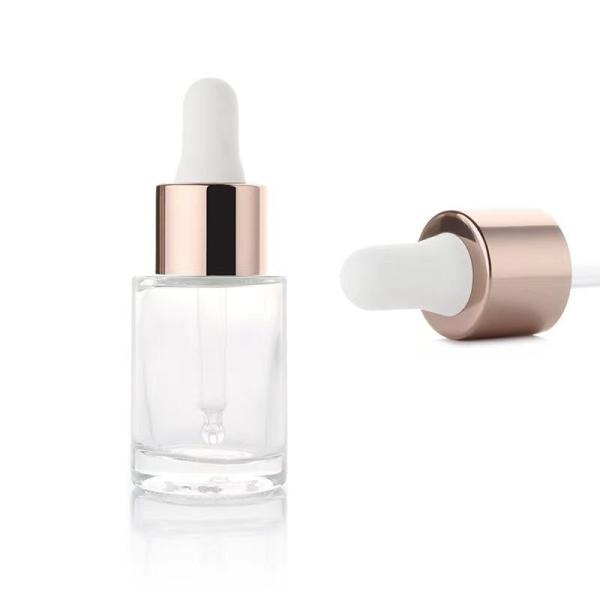 Flacon d'huile essentielle en verre dépoli de 20 ml avec col de 18 mm