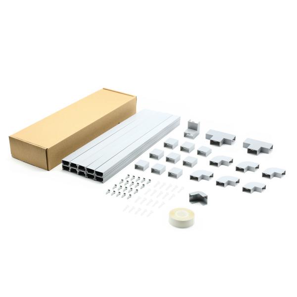 Square Tube Wire Management Solution Pack Plastic Profiles Customized