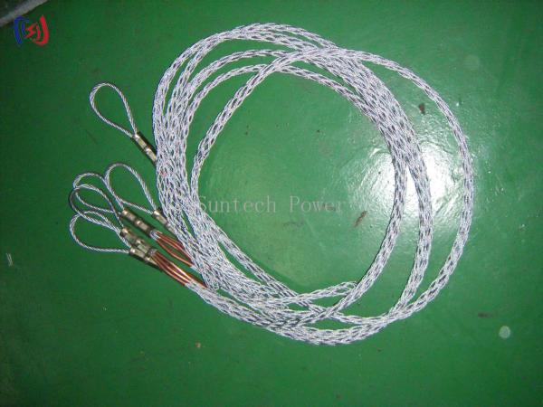 10 - 25KN alambre de tierra OPGW herramientas de ensamblaje malla de calcetín articulaciones herramienta de línea de transmisión