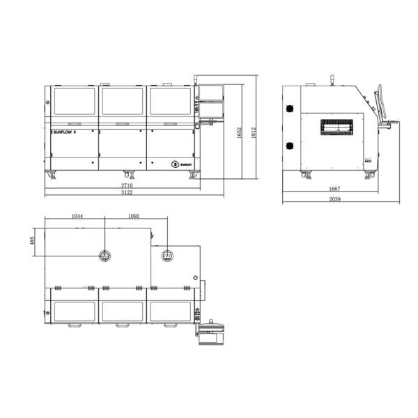 PCB Automatic Selective Soldering System 30kw Select Solder Machine Single