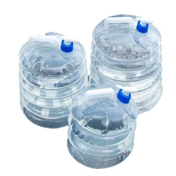 Gallon Premium Collapsible Water Containers: Large Capacity Food - Grade LDPE, BPA - Free, Ultimate For Camping & Hiking. With A Patented Leak - Proof Faucet Design