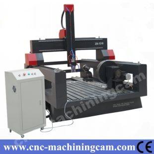 4th axies 800mm Z axies stone cnc router ZK-1318(1300*1800*800mm)