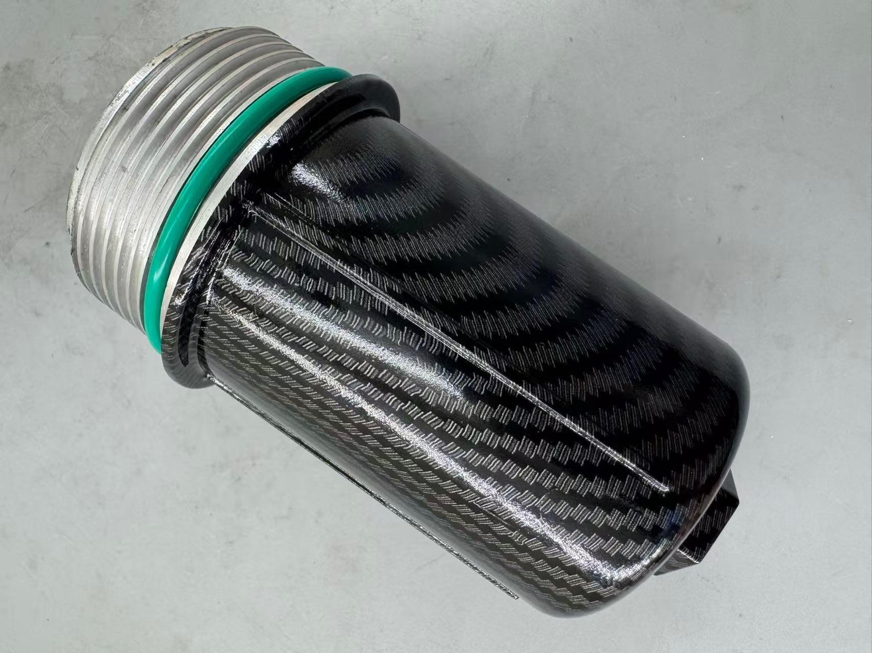 Original Quality Transmission Oil Filter Cover in Aluminium Carbon Grey Finish 0BH325159B. for B9