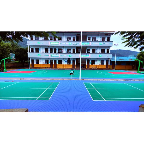 Царапина устойчивые прочные PP кроет спорт черепицей справляясь с материалом полипропилена Eco дружелюбным