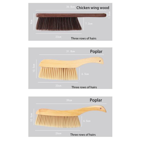 Щетка чистки софы любимца кровати деревянная, уборщик утвари чистит ориентированное на заказчика щеткой