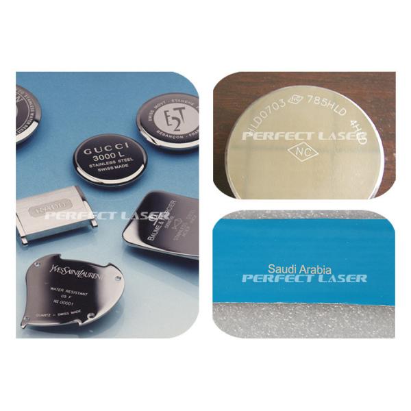 Aire del grabador del laser de la fibra del acero inoxidable refrescado para los accesorios sanitarios de las mercancías/de herramientas