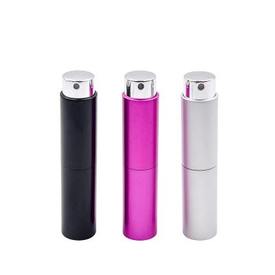 10ml Refined Oil  Plastic Case Glass Liner Perfume Spray Pump Separated