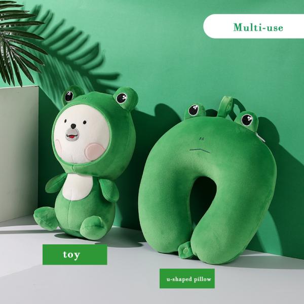 U-Shape Travel Neck Pillow with Chin Support Say Goodbye to Neck Pain While Traveling