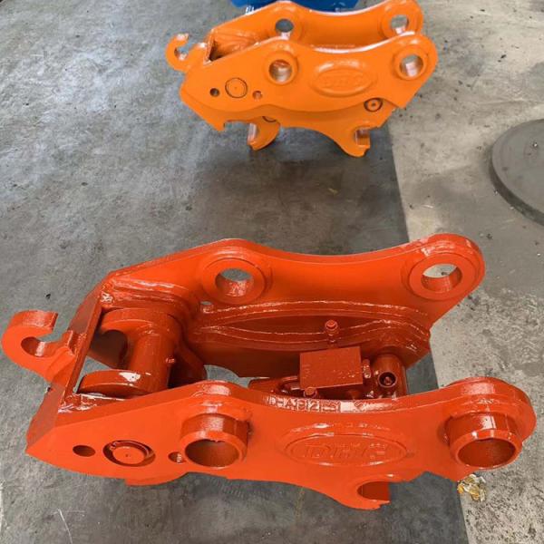 Mini Excavator Hydraulic Quick Coupler Hitch Attachment With Closed Lifting Hook