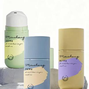 PP 50ml Airless Lotion Pump Bottle Cylinder Shape 