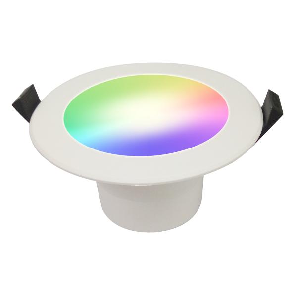 Multicolor Smart Led Downlight with Wifi Tuya App Control and Rgbcw Dimming Function