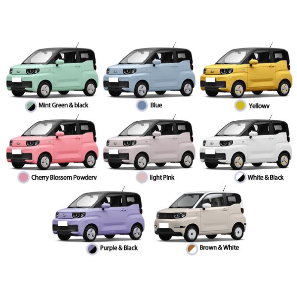 Mini 4 Seater Chery QQ Ice Cream EV Pure Electric Car New Energy Vehicles