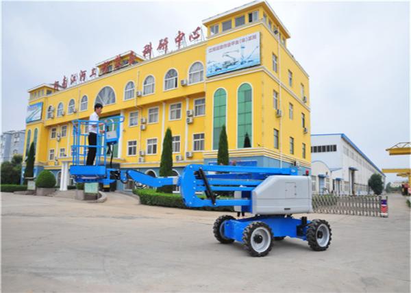 12V DC Towable Boom Lift Knuckle Boom Lift 360º Continuous Turntable Rotation