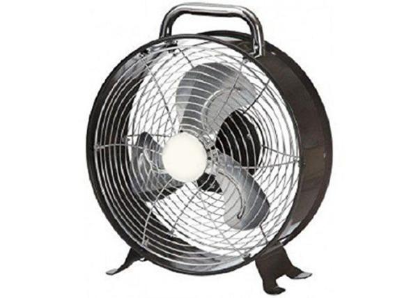 Steel 9 Antique Electric Fans , 2 Speed 25 Watt Portable Retro Desk Fan