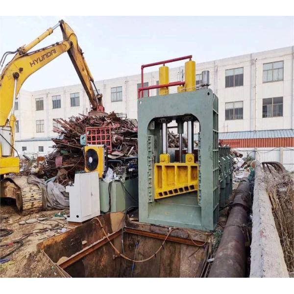 45kw Hydraulic Gantry Metal Shear Machine Iron Steel Cutting Customizable