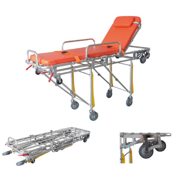 Factory Wholesale Hospital Aluminum Alloy Stretcher Transport Ambulance Stretcher for emergency