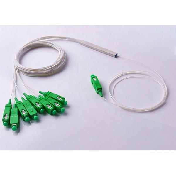 10.5dB 1x8 Bare PLC Splitter / 0.25mm diameter Optical Cable Splitter