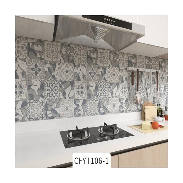 OEM/ODM Kitchen Foil Sticker Backsplash Wallpaper with Fireproof and Removable Design