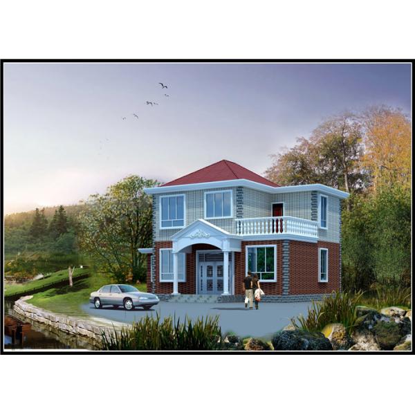 Полуфабрикат светлое стальное сопротивление дома виллы к тайфунам ранга 12