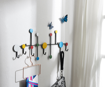 Metal Anti Corrosion 10kg Bearing Bedroom Wall Hooks